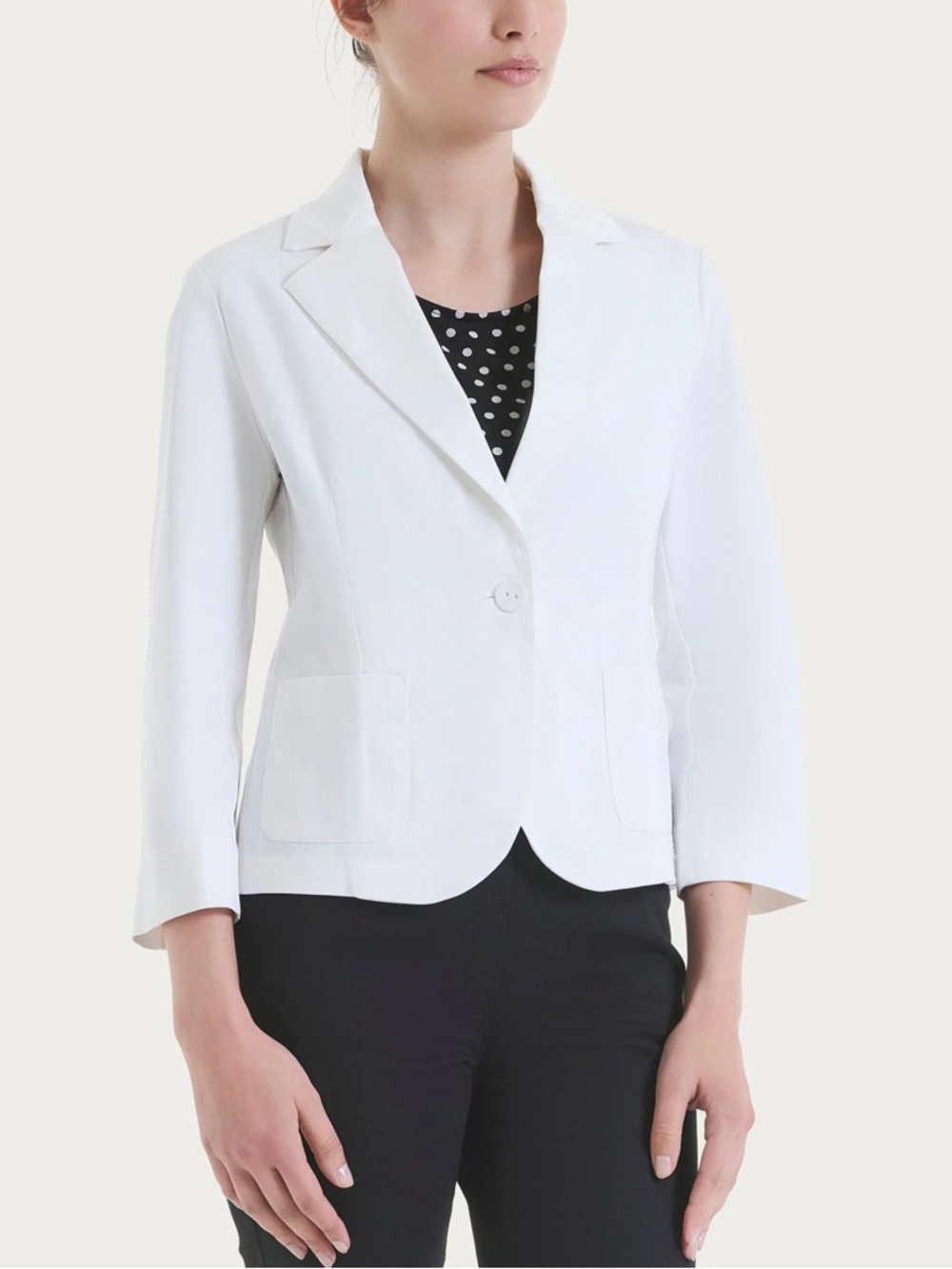 Max Mara white blazer size 6